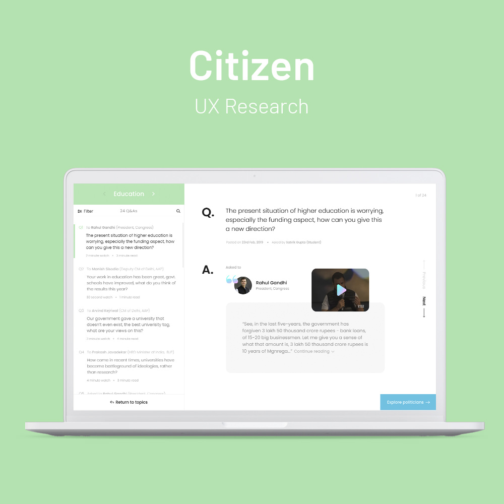 Citizen: UX Research Case Study