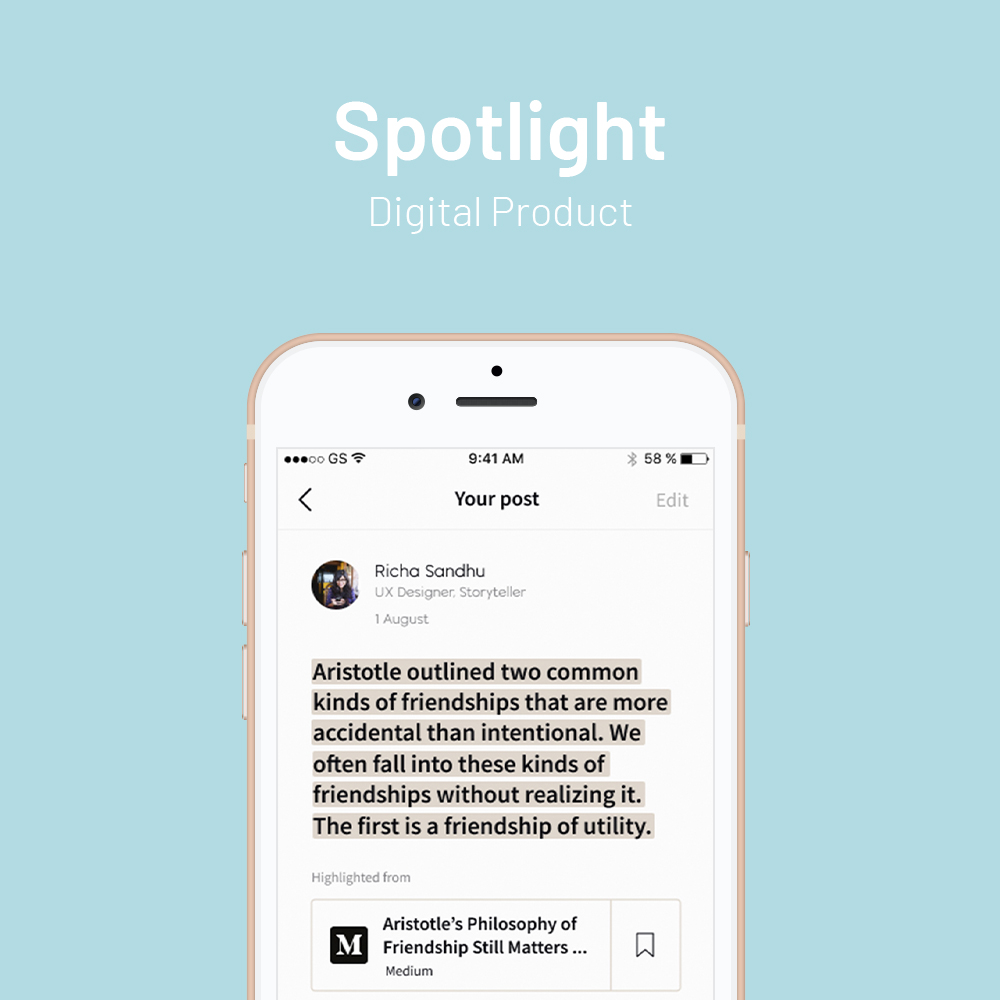 Spotlight: Digital Product Case Study