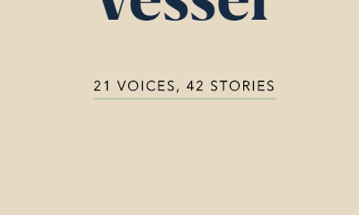 Animation showing cursor behaviour: outlined circle and bigger circle glow white in color.